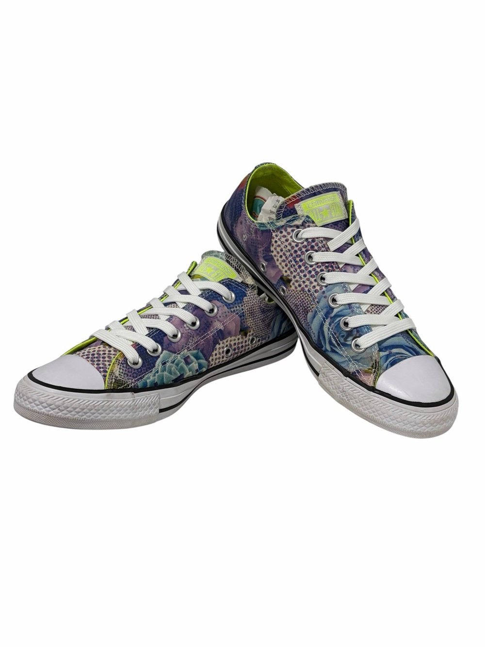 Converse Desert Succulent Print Low Top Sneakers - Like New- Size 8